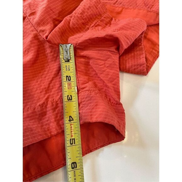 LL Bean Outdoors Mens Shorts Nylon Orange Red Sz M - Picture 4 of 9